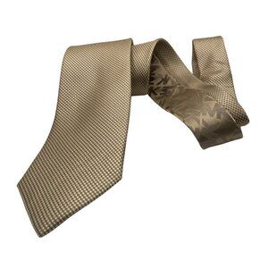 Michael Kors 100% Silk Gold Dotted Men's, 59.5" x 3.25" Tie #206